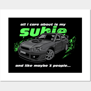 All I care about is my Subie Posters and Art